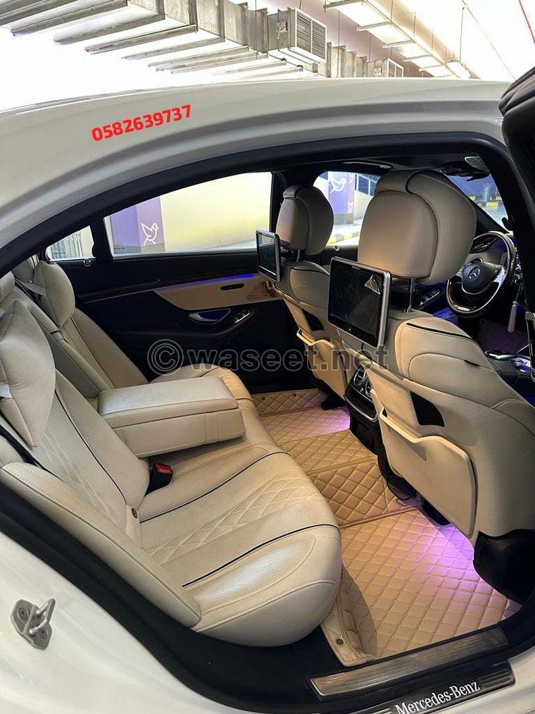 مرسيدس s500 حاله جيده جدا 2015  1