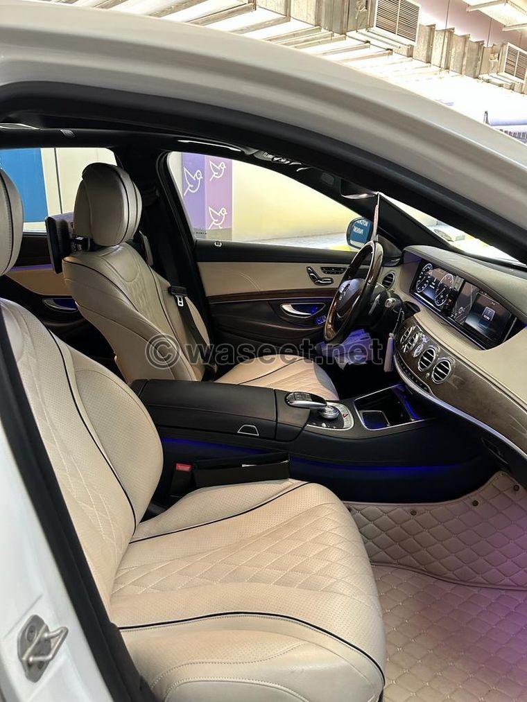 مرسيدس s500 حاله جيده جدا 2015  2