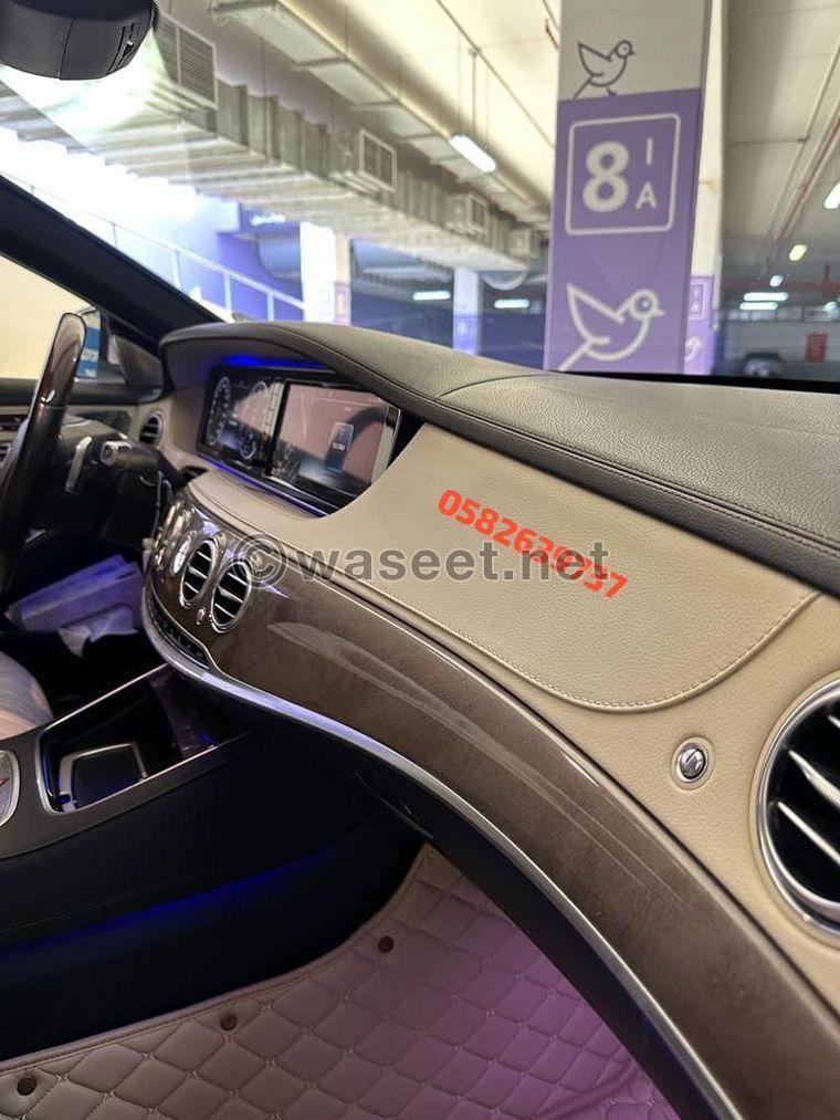 مرسيدس s500 حاله جيده جدا 2015  7