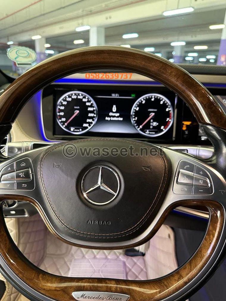 مرسيدس s500 حاله جيده جدا 2015  9